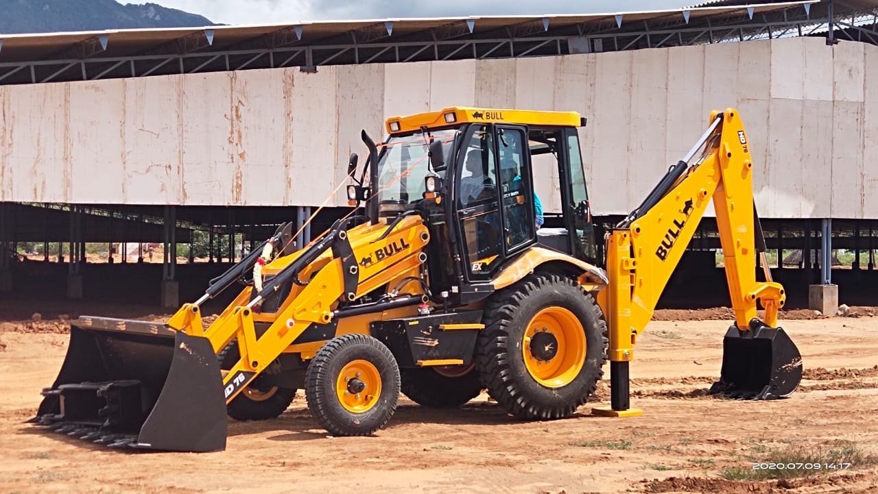 bull backhoe loader